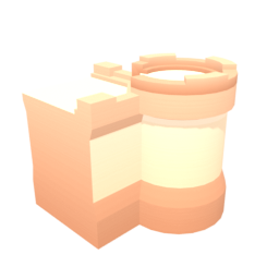 Wall Corner Half Tower